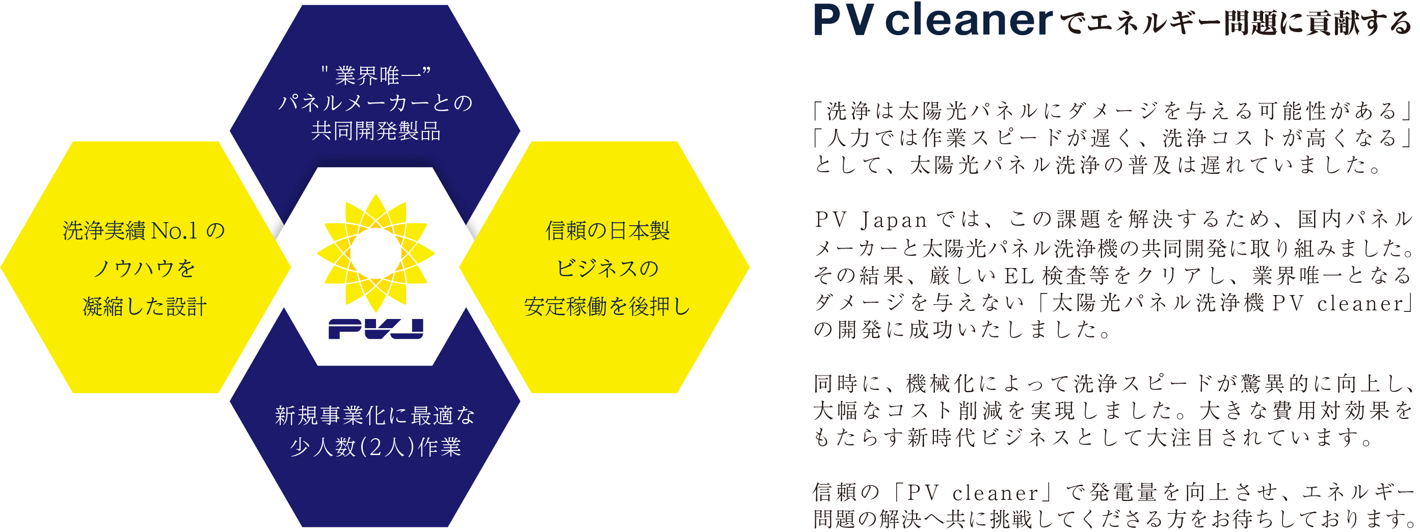 PV Japanで電力問題に貢献する